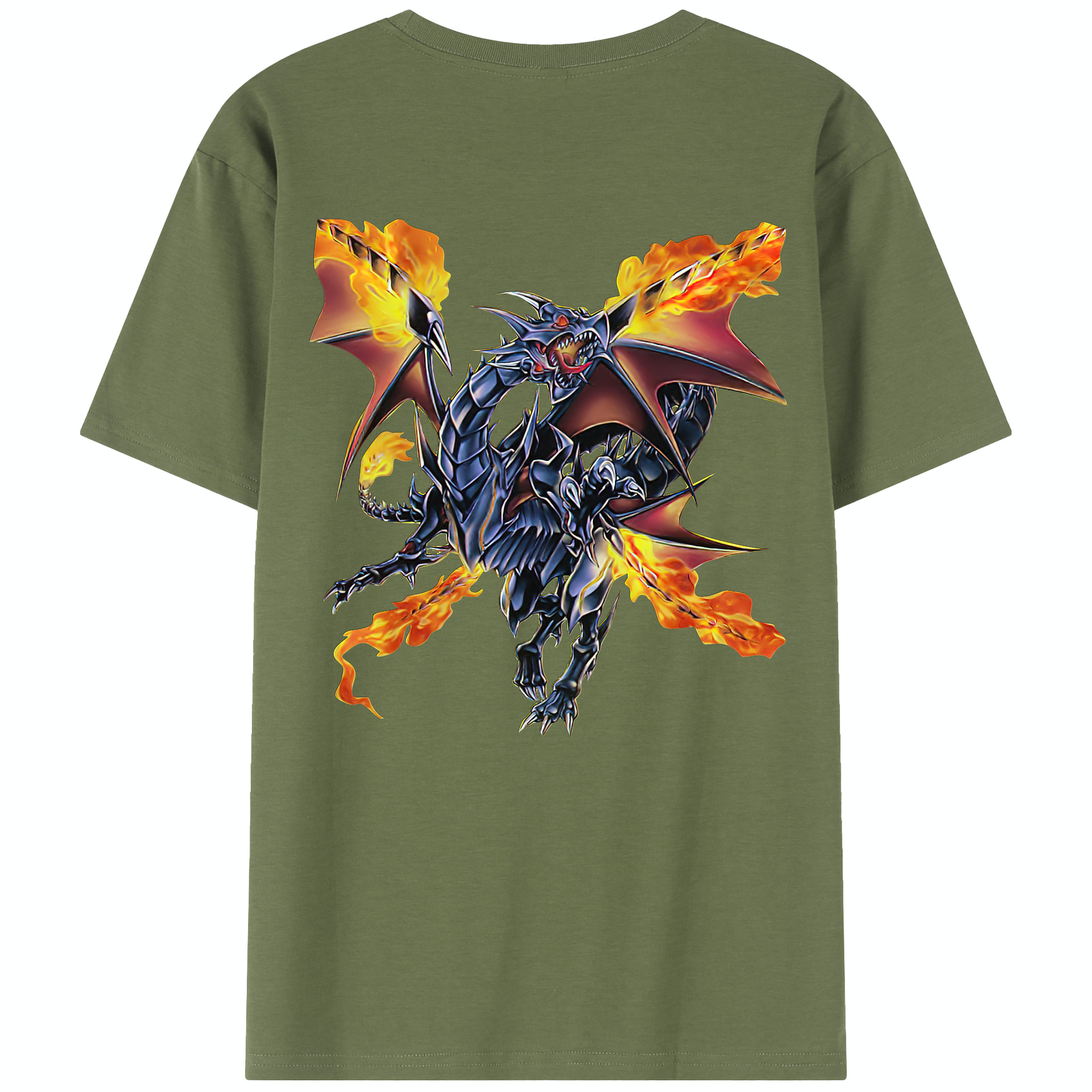 （画像用） 遊☆戯☆王 Yu-Gi-Oh! 綿100％半袖Tシャツ（背面プリント）